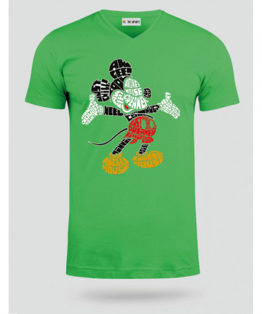 mickey T-shirt Scollo V