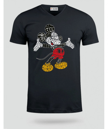 mickey T-shirt Scollo V
