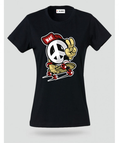 Peace T-shirt Basic Donna