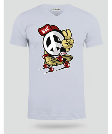 Peace T-shirt Scollo V