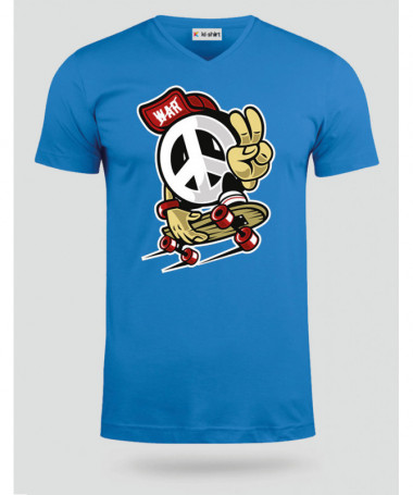 Peace T-shirt Scollo V