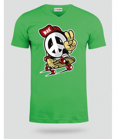 Peace T-shirt Scollo V