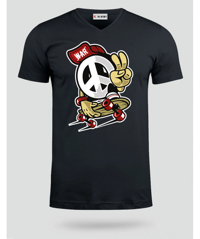 Peace T-shirt Scollo V