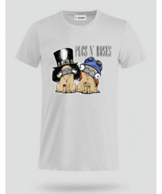 pugsnrosesdog T-shirt Basic Uomo