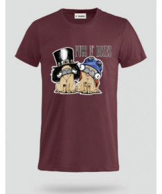 pugsnrosesdog T-shirt Basic Uomo