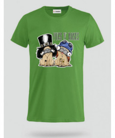 pugsnrosesdog T-shirt Basic Uomo