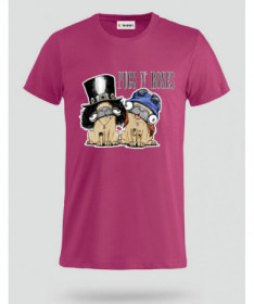 pugsnrosesdog T-shirt Basic Uomo