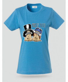 pugsnrosesdog T-shirt Basic Donna