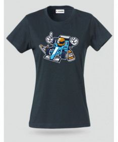 Racer T-shirt Basic Donna