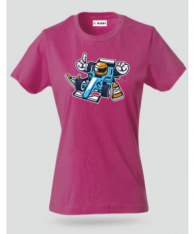 Racer T-shirt Basic Donna