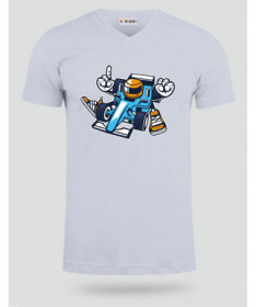 Racer T-shirt Scollo V