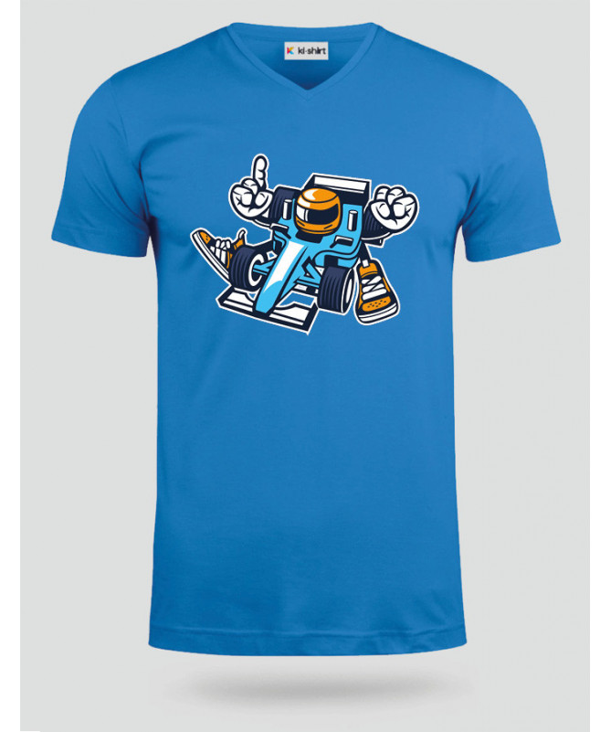 Racer T-shirt Scollo V