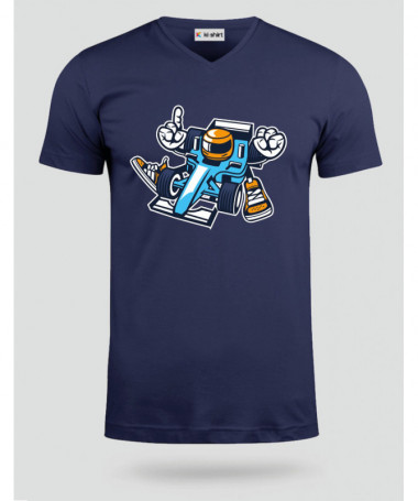 Racer T-shirt Scollo V