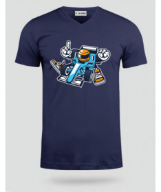 Racer T-shirt Scollo V