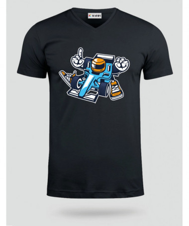 Racer T-shirt Scollo V