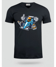 Racer T-shirt Scollo V