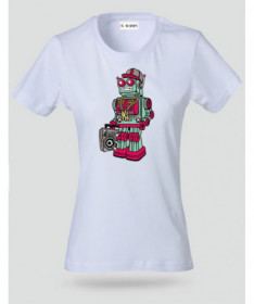 robotboombox T-shirt Basic Donna