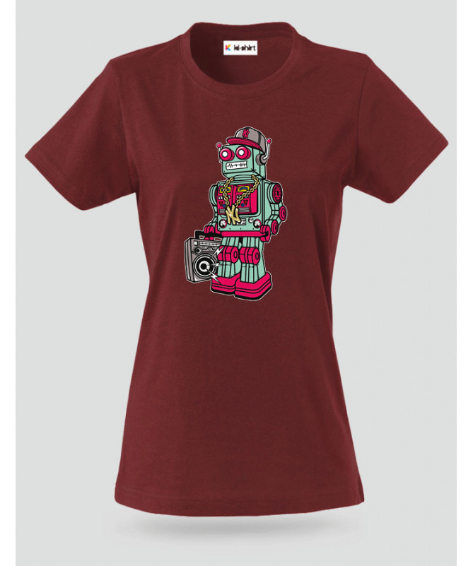 robotboombox T-shirt Basic Donna