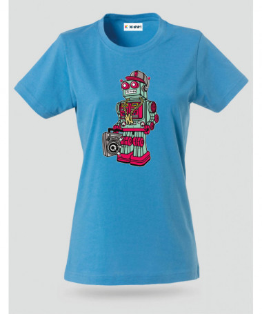 robotboombox T-shirt Basic Donna