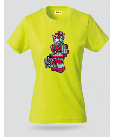 robotboombox T-shirt Basic Donna