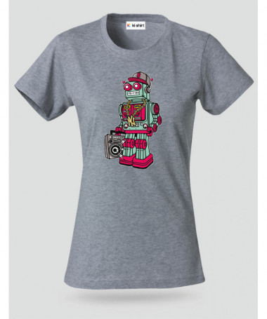 robotboombox T-shirt Basic Donna