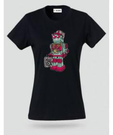 robotboombox T-shirt Basic Donna