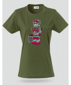 robotboombox T-shirt Basic Donna