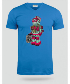 robotboombox T-shirt Scollo V