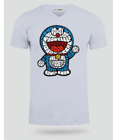 roboticat T-shirt Scollo V