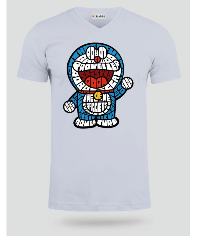 roboticat T-shirt Scollo V