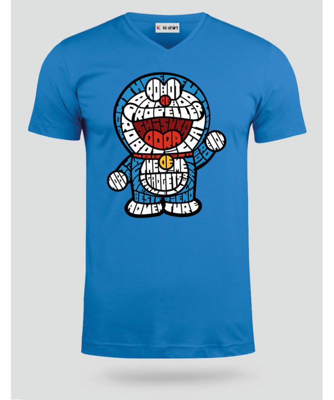 roboticat T-shirt Scollo V