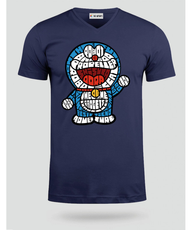 roboticat T-shirt Scollo V