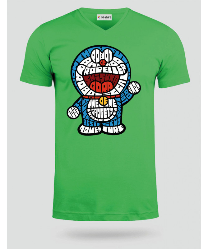 roboticat T-shirt Scollo V