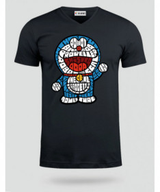 roboticat T-shirt Scollo V